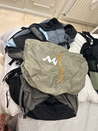 Mochila viajetreking viaje 60 litros de capacidad.