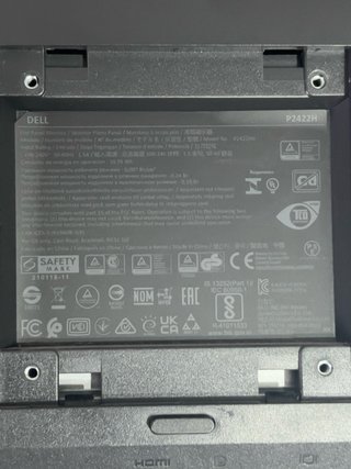 Monitor DELL P2422H 24” Full HD
