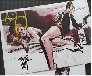 Sketchbook + Lámina FIRMADA Jordi Bernet