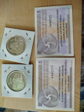 Moneda 5 Euro Capitali e Città