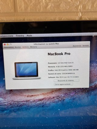 MacBook Pro 13” 2012 SSD 500GB Intel i5