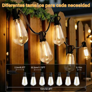Catena Luci LED da Esterno 10m NUOVA