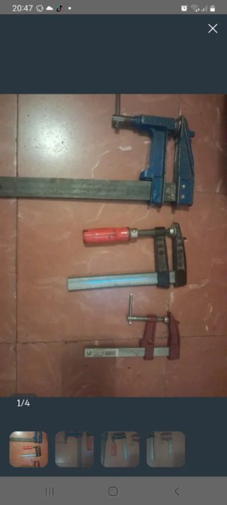 Lote de sargentos de carpintero