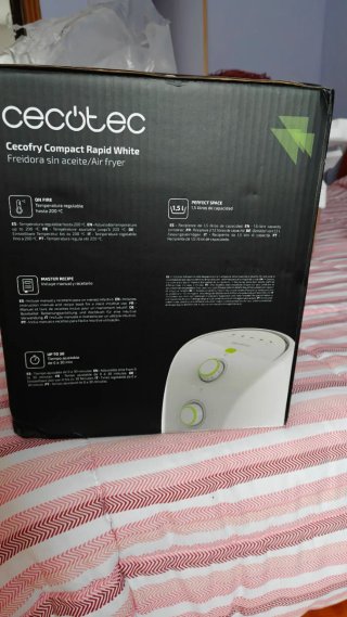 Cecotec Cecofry Compact Rapid White Air Fryer
