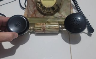 Teléfono Antiguo Chapado Oro 24k