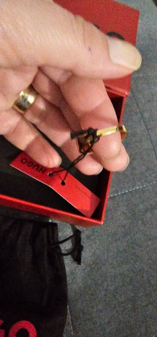 Anillo Hugo Boss Dorado