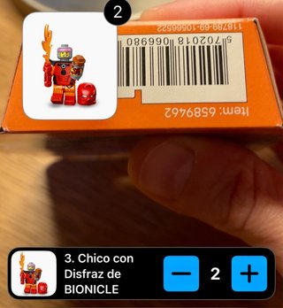 Minifigura Lego Chico Disfraz BIONICLE 71052