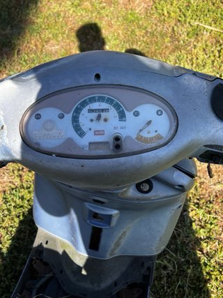 Aprilia 49 Scooter Azul/Gris