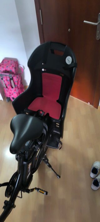 Bicicleta Eléctrica con Sillín Infantil