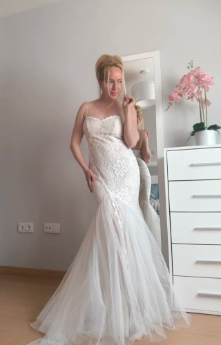 Vestido de Novia Encaje Sirena