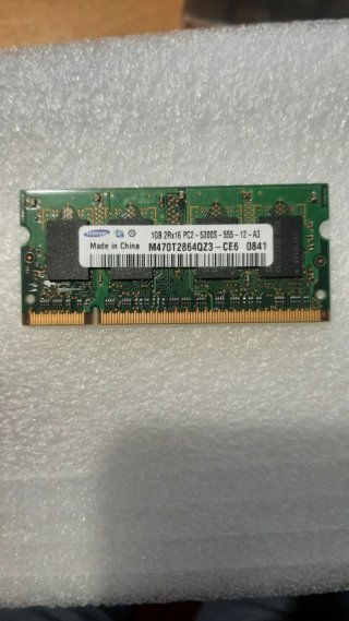Memoria RAM Samsung 1GB PC2-5300S