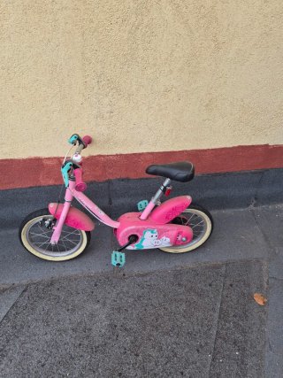 Vendo 2 Bicicleta infantil rosa con unicornios