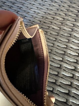 Monedero Tous Beige y Blanco