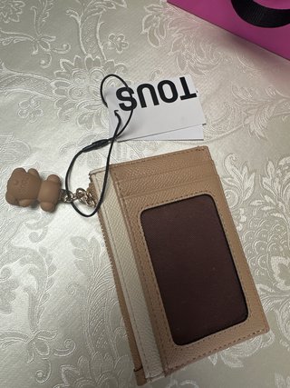 Monedero Tous Beige y Blanco