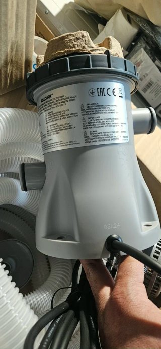 Pompa per piscina completa