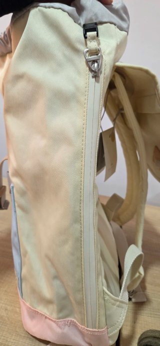 Mochila Doughnut Montaña Beige y Rosa