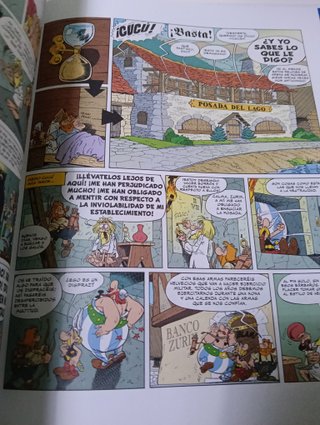 Comic Asterix en Helvecia (Galos y Romanos)