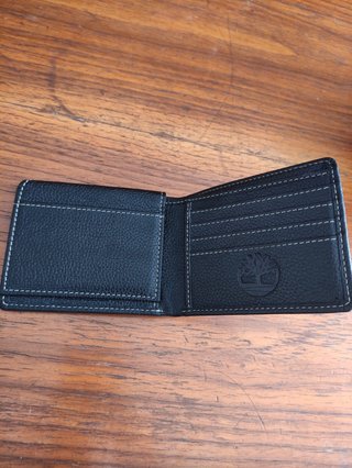 Cartera Timberland Piel Hombre Negra