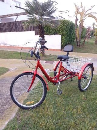 Bicicleta Triciclo Roja