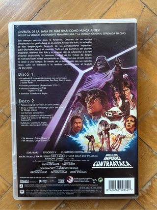 Pack 3 Películas DVD Star Wars Edición Limitada