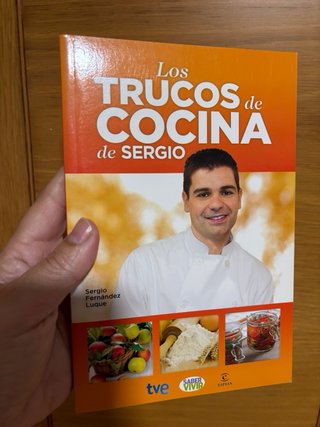 2 libros de la cocina de Sergio