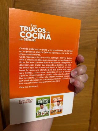 2 libros de la cocina de Sergio