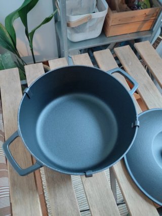 Olla Fissler Hierro Fundido Negra 4,2L