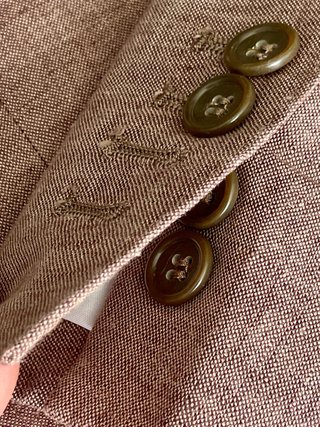 Completo uomo lino Federico Federici Beige