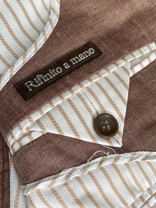 Completo uomo lino Federico Federici Beige