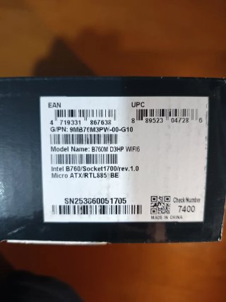 Scheda Madre Gigabyte B760M D3HP WIFI6