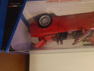 Coche Burago 1/18 Maserati GT Spyder Rojo