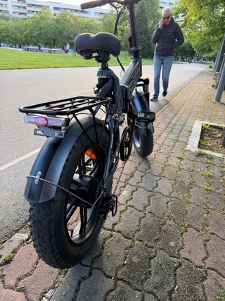 Bicicleta Eléctrica Fat Bike Negra