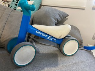 Bicicleta infantil Mini Bike azul