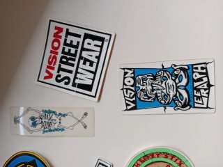 Pegatinas Skate Old School Vision Street Wear