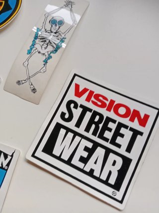 Pegatinas Skate Old School Vision Street Wear