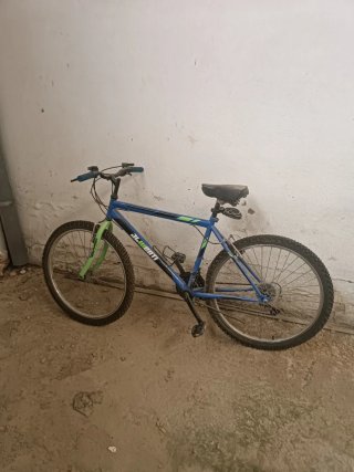 Bicicleta Montaña 16 Pulgadas Azul/Verde