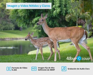 GardePro X50 Camaras de CaZa 4G LTE con App y Tarjeta SIM, 32MP 1296P H.265 Vidéo