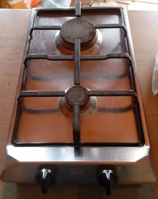 Cocina de gas 2 fuegos