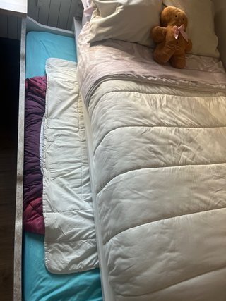 Cama nido blanca con cajones