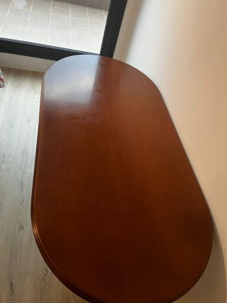 Mesa comedor madera 180x90cm (extensible a 280cm)