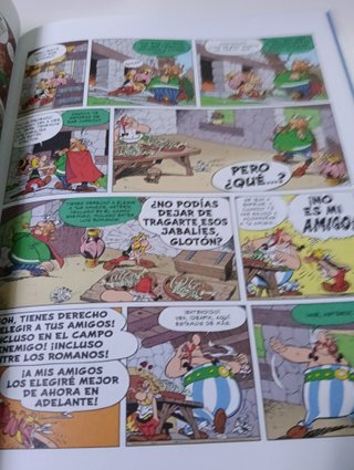 Comic Axterix y Obelix La Cizaña (Galos y Romanos)