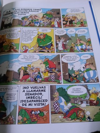 Comic Axterix y Obelix La Cizaña (Galos y Romanos)