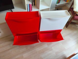 Zapateros Ikea modelo Trones Rojo
