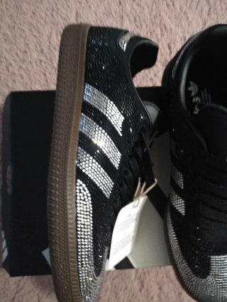 Zapatillas Adidas Negras con Brillos