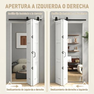 Puerta Plegable Corredera 91,4x213,4