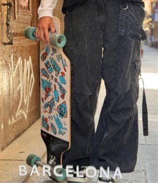 Longboard 80x20cm (patinete/skate)