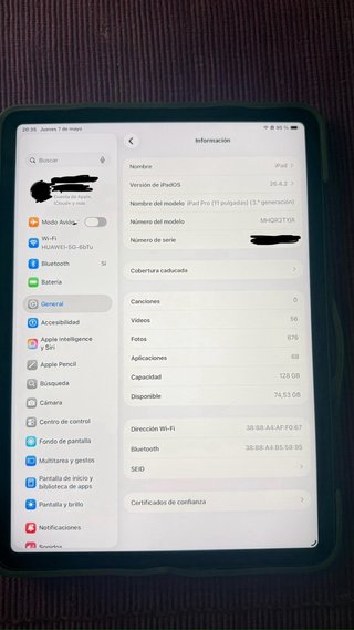 iPad Pro 11” 3ª Gen ( chip M1 )