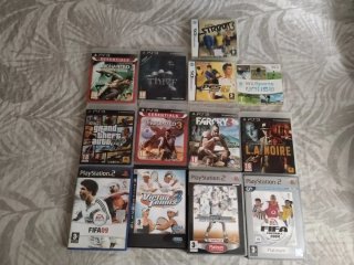 Pack 10 Videojuegos PS2, PS3, Wii, DS