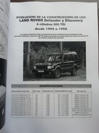LAND ROVER DEFENDER 90 110 DISCOVERY 200 300 TDi
