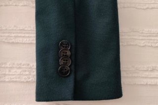 Americana Zara Verde Botella Algodón T.M
